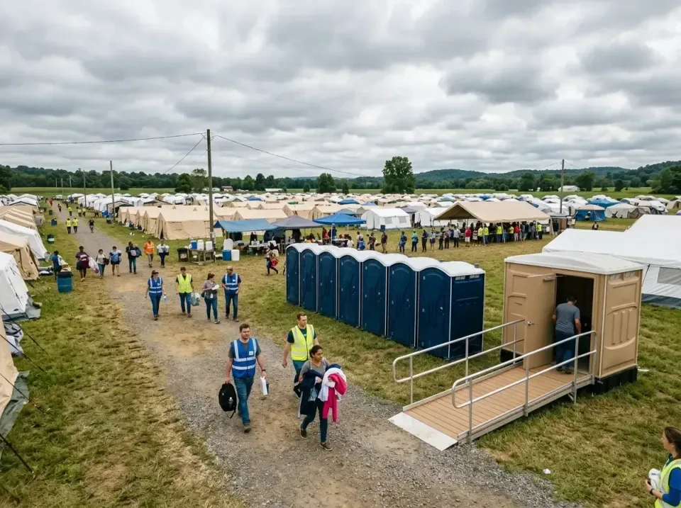 disaster-relief-camp-restrooms-010 — frequently asked questions, Dumpster & Portable Bathrooms Rental in Palos Hills, IL